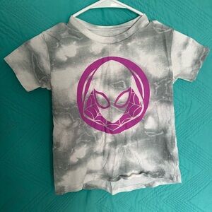 Ghost Spider/ Spider Gwen/ Spider Man t- shirt size 6/6x